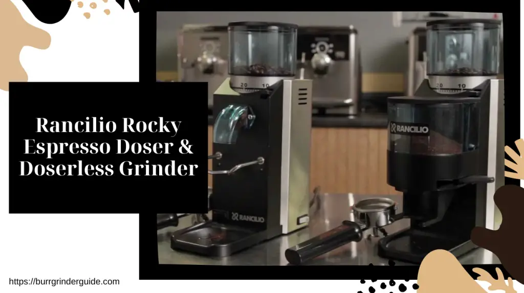 Rancilio Rocky Espresso Doser & Doserless Grinder